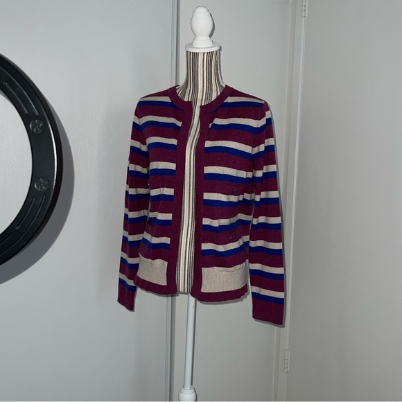 CHANEL striped cardigan (Host Pick) - Picture 2 of 8